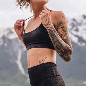 ZYIA Black Light N Tight Leggings & Bra